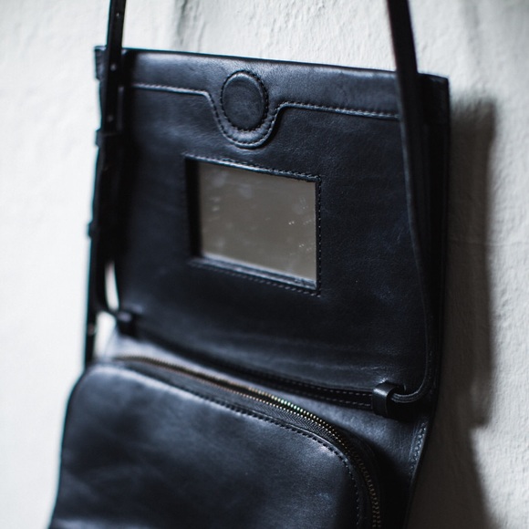 Black Leather Madewell Morgan Crossbody/clutch - Picture 4 of 6